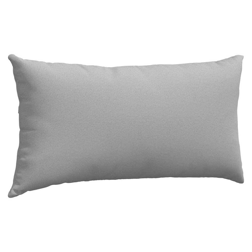 Sofa Pillows 2 pcs Grey 80 x 40 cm Fabric